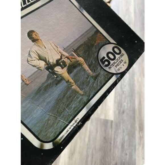 1977 Kenner Star Wars 40110 Jigsaw 500 Piece Puzzle LUKE SKYWALKER MISSING PIECE - Picture 6 of 10
